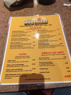 Menu photo 7 Las Mananitas Cypress, TX Menu photo 7 Las Mananitas Cypress, TX