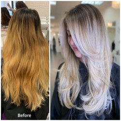 Avant Garde Salon - Full Balayage & Glaze, finished with a Long Layered Haircut & Blowout