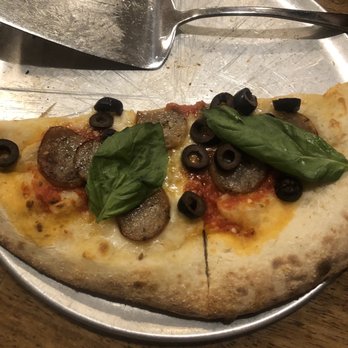 Section Street Pizza - Sausage and basil pizza - Pizza Near Me - Fairhope, Alabama Section Street Pizza - Sausage and basil pizza - Pizza Near Me - Fairhope, Alabama