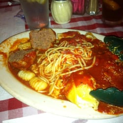 Rosalie Jioio’s Little Italy - "Little Italy Italian Sampler" - Gnocchi, Spaghetti, Ravioli, Lasagna, Stuffed Shells and Rigatoni.