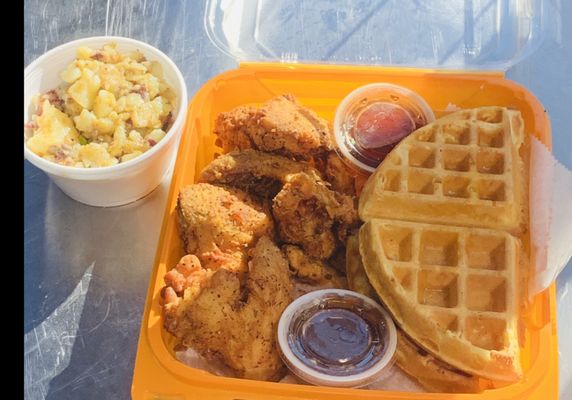 Heavenly Chicken & Waffles by null