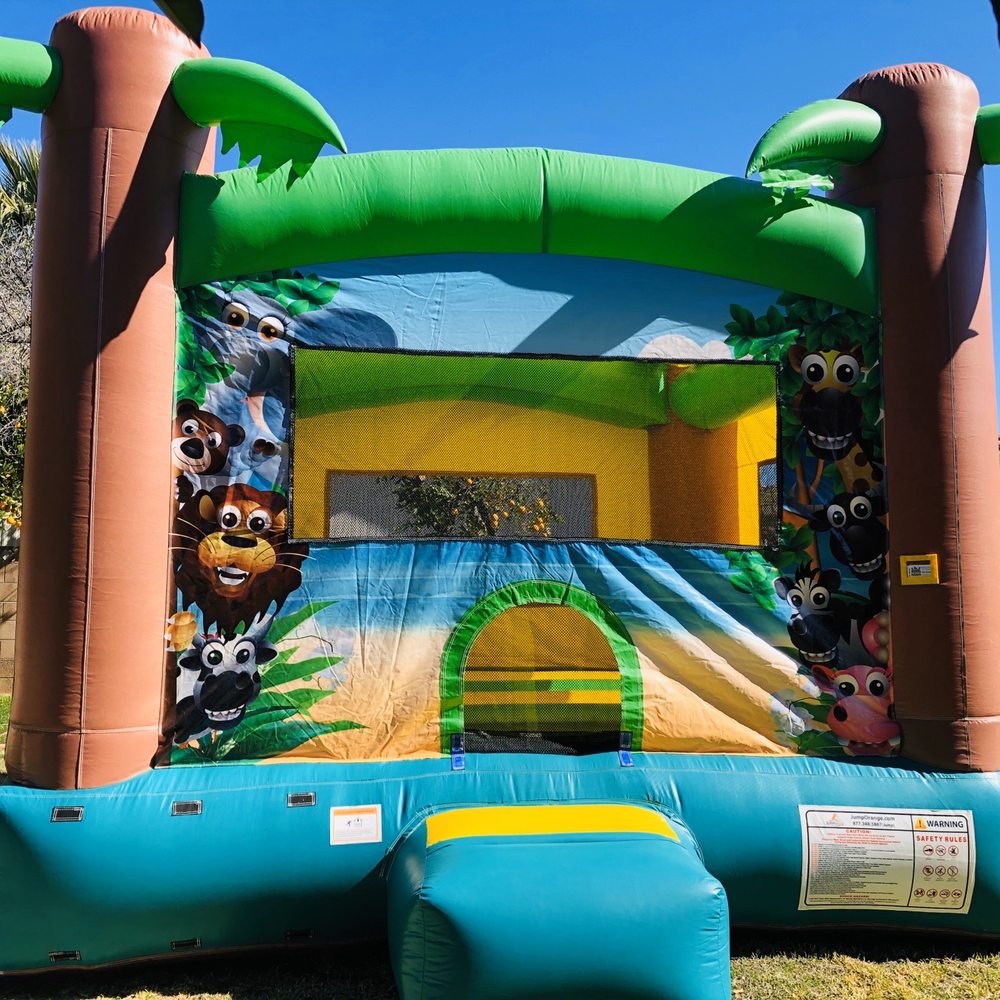 East Valley Bounce - Tropical House 14x14 feet. Very big and fun! - Bounce House Rentals Near Me