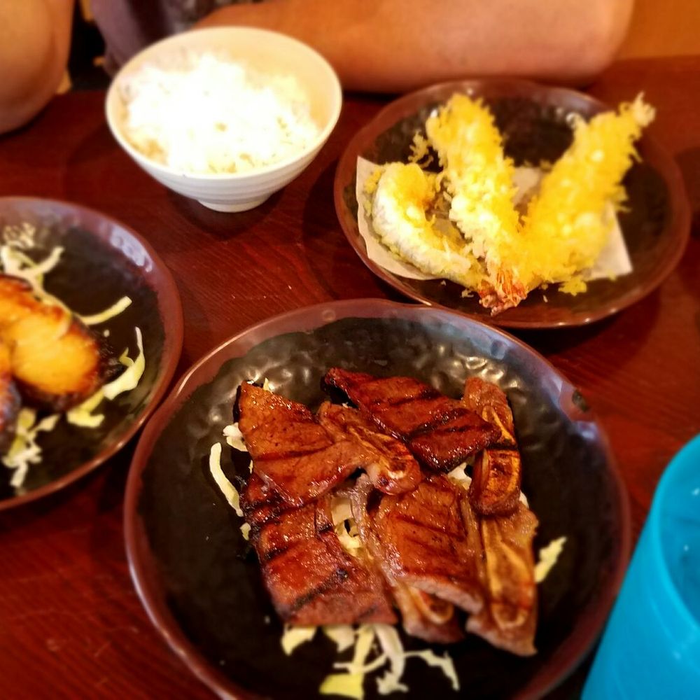 Kikuya - Misoyaki butterfish, kalbi, and shrimp tempura - Japanese Near Me - Honolulu, Hawaii Kikuya - Misoyaki butterfish, kalbi, and shrimp tempura - Japanese Near Me - Honolulu, Hawaii