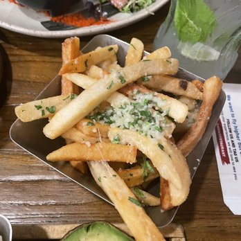 KOW Restaurant - Truffle fries - Comfort Food Near Me - Miami, Florida