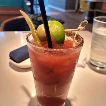 Salty’s at the SEA - Bloody Mary - Seafood Near Me - Seattle, Washington