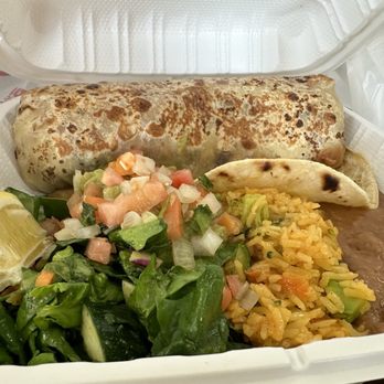 La Chaiteria - Breakfast burrito - huge platter can be split by 2 people. Is bigger than it photographs. - Tacos Near Me - Tucson, Arizona
