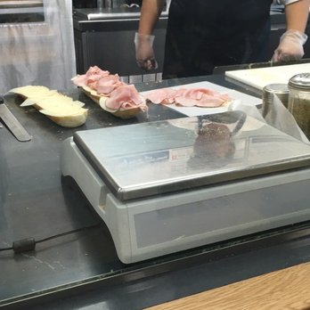 Jersey Mike's Subs - Meat getting cut - Fast Food Near Me - Fontana, California
