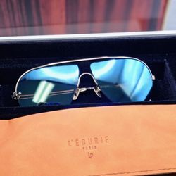 LECURIE, Paris, made in Japan, titanium gold plated. New elegant sunglasses in our showroom.