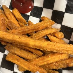 Romano's Saranac Lanes - Sweet potato fries