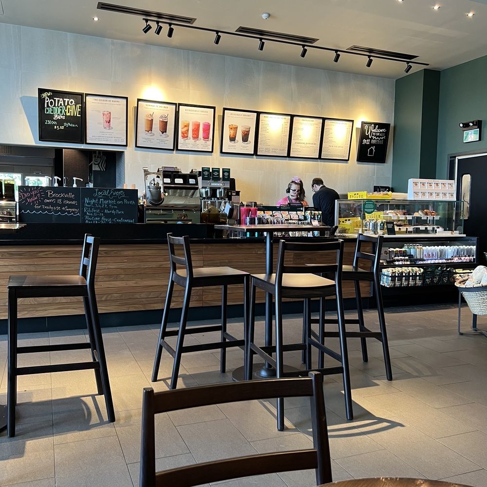 Starbucks - Inside - Coffee & Tea Near Me - Brockville, Ontario Starbucks - Inside - Coffee & Tea Near Me - Brockville, Ontario