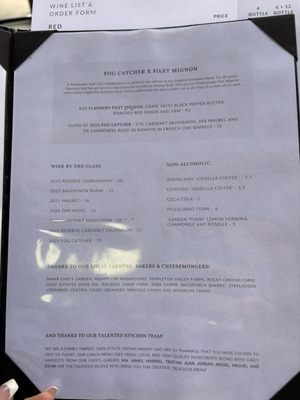 Menu photo 6 Niner Wine Estates Paso Robles, CA