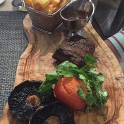 Steak and chips