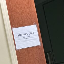 Bossong Lawrence DDS - Patients have to walk out to the waiting room to use the bathroom