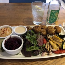 YDNumber3 - Felafel dinner plate with extra veggies.