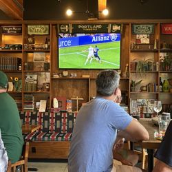 Proper Pint Taproom - Watching the Timbers game