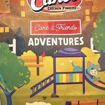 Raising Cane's Chicken Fingers - Kids meal bag - Chicken Shop Near Me - Seattle, Washington