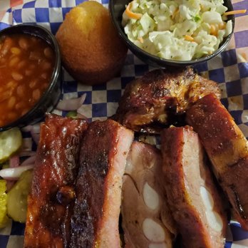 Famous Dave's Bar-B-Que - Pick 2 lunch special. Ribs and rib tips - Barbeque Near Me - Greenfield, Wisconsin