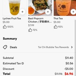 $5 off first order through DoorDash pickup