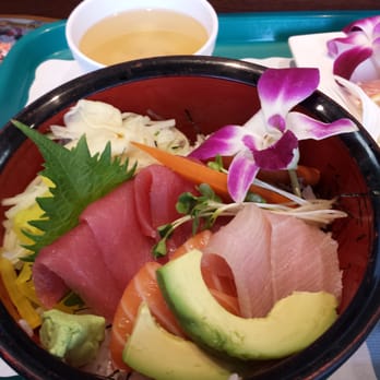 Sushi West - Tri color Don - Sushi Bars Near Me - Long Beach, California Sushi West - Tri color Don - Sushi Bars Near Me - Long Beach, California