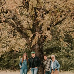 Dock Southern Farms - The big black walnut tree. Home to weddings and photo sessions in all seasons.