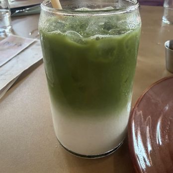 Little Palm - Matcha latte - Cocktail Bars Near Me - Charleston, South Carolina Little Palm - Matcha latte - Cocktail Bars Near Me - Charleston, South Carolina