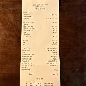 Two Cities Pizza Company - Pizza Near Me - Mason, Ohio