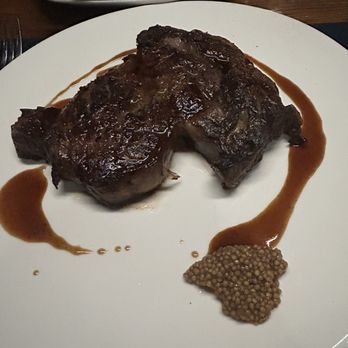 Gordon Ramsay Steak - 18 oz Delmonico steak, medium, and extremely tender! - Steakhouses Near Me - Atlantic City, New Jersey
