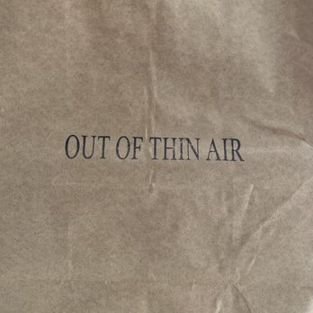 Out Of Thin Air Bread - the words out of thin air - Pop-up Shops Near Me Out Of Thin Air Bread - the words out of thin air - Pop-up Shops Near Me