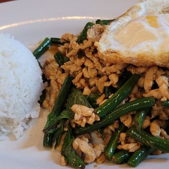 Charm Thai - Phad Kra Pow chicken - Thai Near Me - Hoover, Alabama