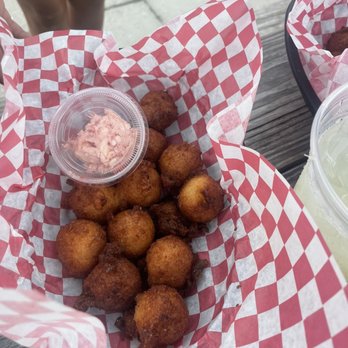 Lilly Pad - Hush puppies with berry butter - Seafood Near Me - Henrico, Virginia