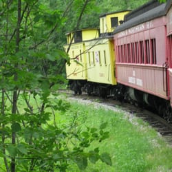 Lumberjack Special - ...or opt for an old passenger car or a caboose. (Yes, you can ride in the cupola.)