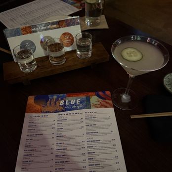Blue Sushi Sake Grill - Sake Flight, and Sake-Tini - Sushi Bars Near Me - Denver, Colorado Blue Sushi Sake Grill - Sake Flight, and Sake-Tini - Sushi Bars Near Me - Denver, Colorado