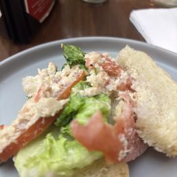 Dry tuna and stale bread!!!