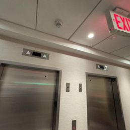 Broken ass elevators. Broken ass elevators.