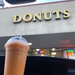 Thai tea only $4.00 and it's delicious Thai tea only $4.00 and it's delicious