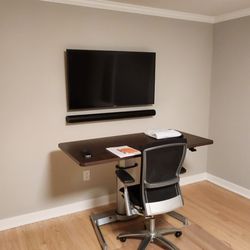 GorskiVision - 973-291-2445 - Simple install of a TV, & Sonos ARC soundbar (We sell both the Samsung TVs, and the Sonos Soundbars) for a client