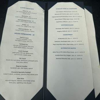 The J Parker - Drink menu July 2024 - New American Near Me - Chicago, Illinois