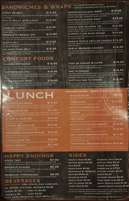 Menu photo 2 Bogeys Grill Tempe, AZ