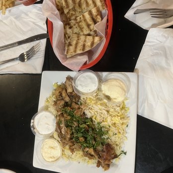 Kari's on 39th - Chicken SCHWARMA With both tzatziki and garlic sauce - Mediterranean Near Me - Kansas City, Missouri