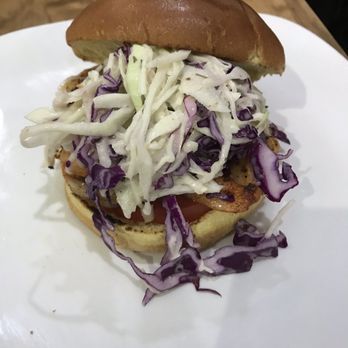 Local Green Atlanta - "Monsta" Shrimp Burger - Vegetarian Near Me - Atlanta, Georgia Local Green Atlanta - "Monsta" Shrimp Burger - Vegetarian Near Me - Atlanta, Georgia