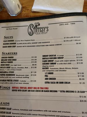 Menu photo 1 Stutesy's Pub & Grill Wells, ME Menu photo 1 Stutesy's Pub & Grill Wells, ME
