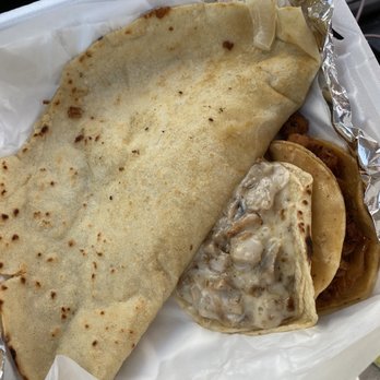 La Salsa Verde Taqueria - Quesadilla and 2 tacos - Mexican Near Me - Dallas, Texas