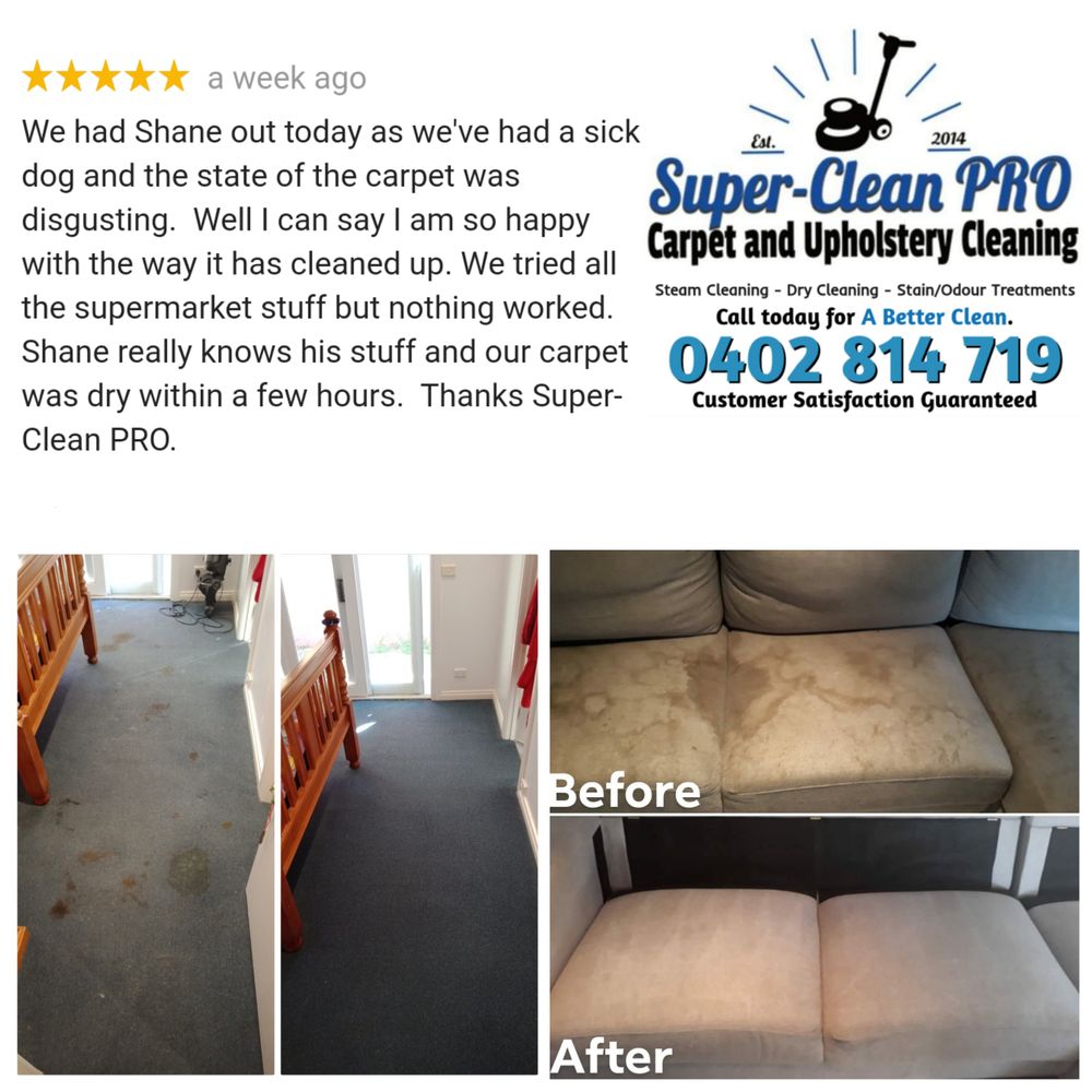 SUPERCLEAN PRO CARPET AND UPHOLSTERY CLEANING Ringwood Victoria