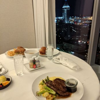 Lotte Hotel Seattle - Room service dinner - ribeye steak, sliders, fruit plate and turkey club sandwich - Hotels Near Me - Seattle, Washington Lotte Hotel Seattle - Room service dinner - ribeye steak, sliders, fruit plate and turkey club sandwich - Hotels Near Me - Seattle, Washington