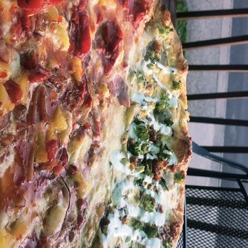 The Post - Half South Pacific with half of a featured pizza of the month - Pizza Near Me - Louisville, Kentucky