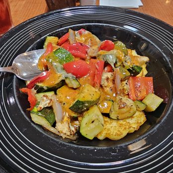 Linn's Restaurant - Polenta with roasted veggies and cheese - American Near Me - Cambria, California