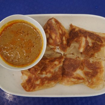 Singapore Hawker - Roti canai (A2) ($3.95) - Singaporean Near Me - Coquitlam, British Columbia