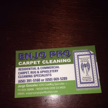 Enjo Pro - Business card - Carpet Cleaning Near Me