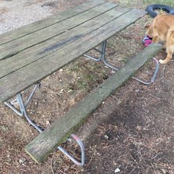 Kadoka Kampground - Ok, the picnic table was not usable as the sitting bench was not attached and fell off when my son sat on it.. we put it back in place