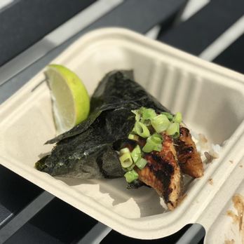 Oori Triangles - a piece of food in a styrofoam container - Salad Near Me - Berkeley, California Oori Triangles - a piece of food in a styrofoam container - Salad Near Me - Berkeley, California